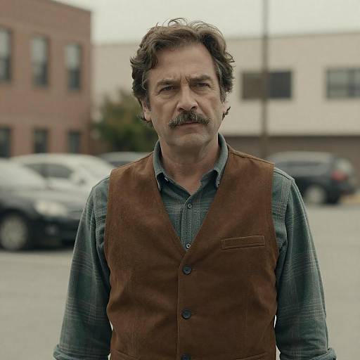 Cinematic Portrait of a Serious Man