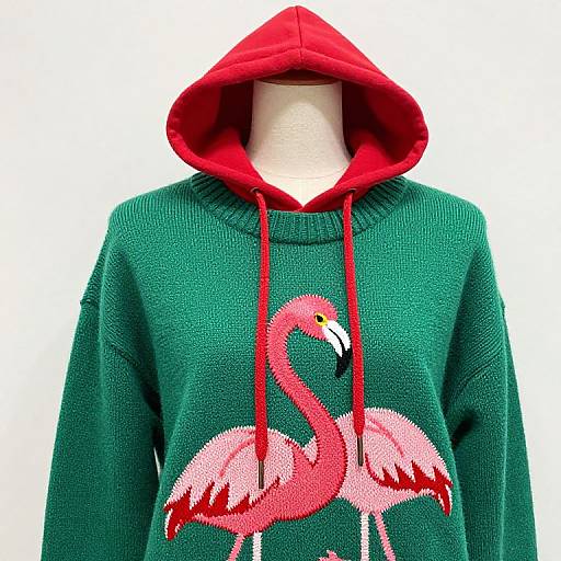 Mannequin in Festive Green Sweater