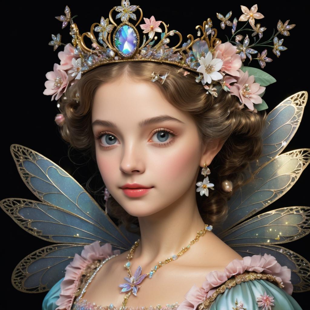 Whimsical Enchanted Princess Portrait