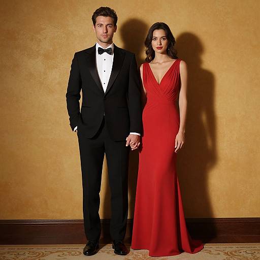 Elegant Couple in Luxurious Setting