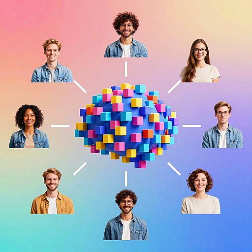 Collaborative Network with 3D Digital Core