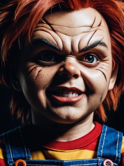 Chucky Doll Close-up Headshot