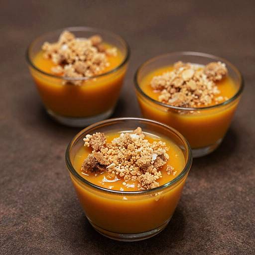 Orange Dessert with Crunchy Streusel Topping