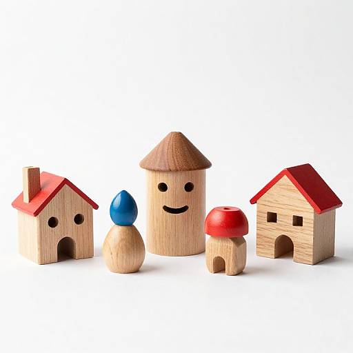 Charming Wooden Toy Collection