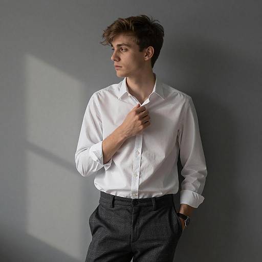 Moody Portrait of a Young Man