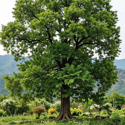 Emo Tree in Mountain Forest