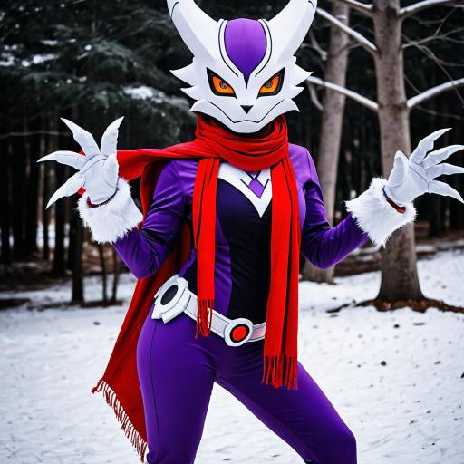 Streamlined Impmon Cosplay Costume Design