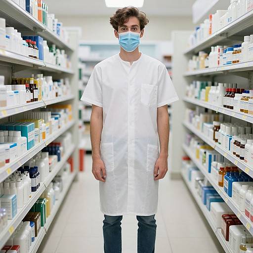 Funny Pharmacy Costume Photo Realistic