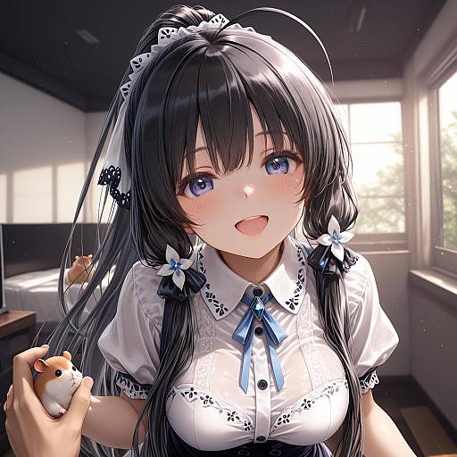 Illustration of Hamuzou, idolmaster in the style of Suien