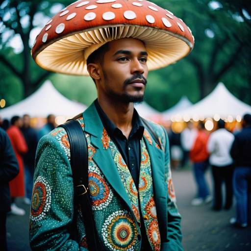 Mushroom Man: Urban Performance Art