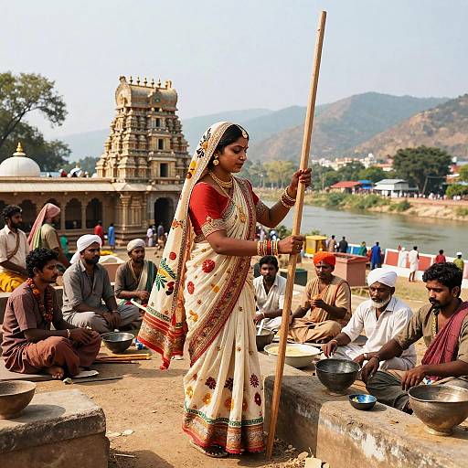 Ahilyabai Leading Temple Construction