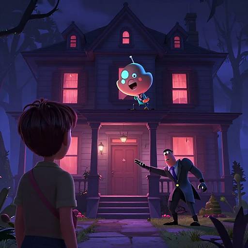 Cyberpunk Haunted House Sale