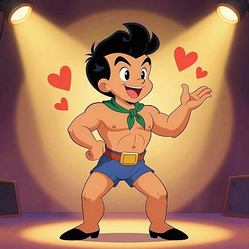 Johnny Bravo Flirting on Stage