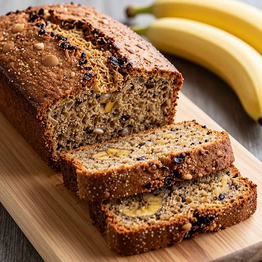 Gluten-Free Vegan Banana Bread Slice