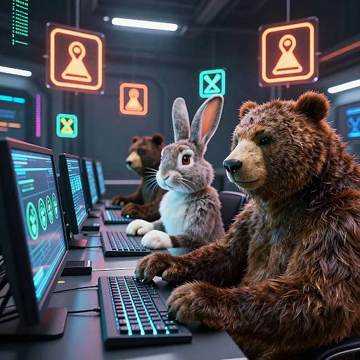 Furries Hacking Nuclear Codes Sci-Fi