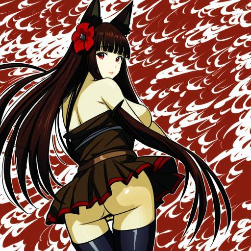 Illustration of Akagi (warship girls r), warship girls r in the style of Suzume inui