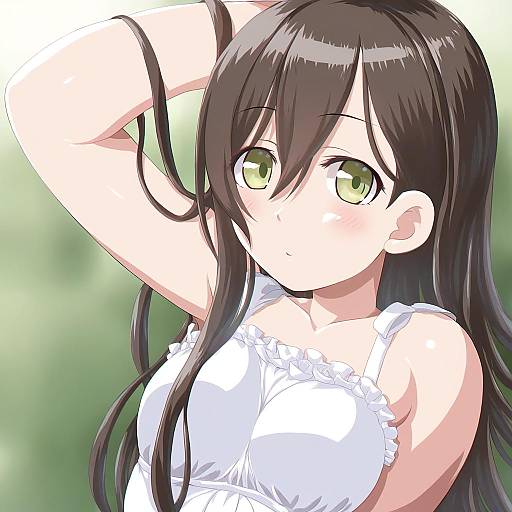 Illustration of Hanazono tae, bang dream! in the style of Dd (ijigendd)