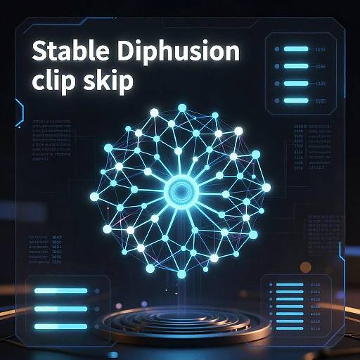 Futuristic AI Interface Visualization