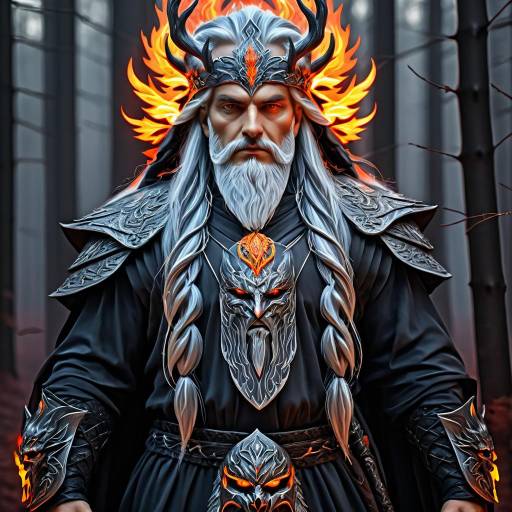 Epic Portrait of Veles, Slavic God