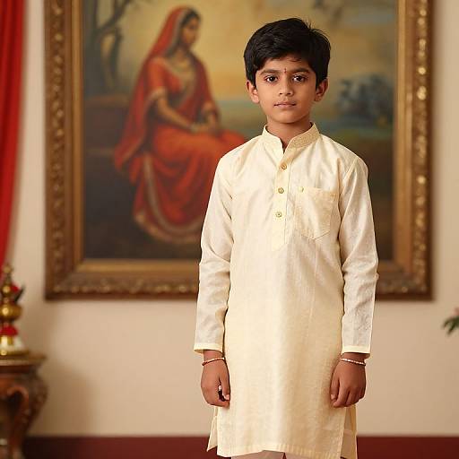 Traditional Raksha Bandhan Celebration Scene