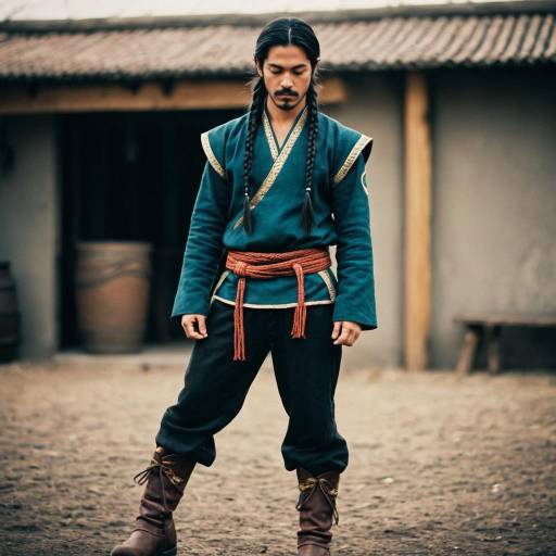 Man in Traditional Bolin-Inspired Costume