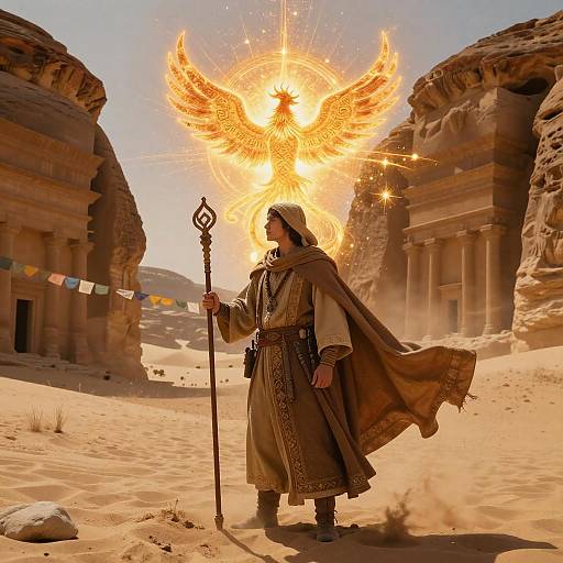 Solar Phoenix Desert Ranger in Oasis