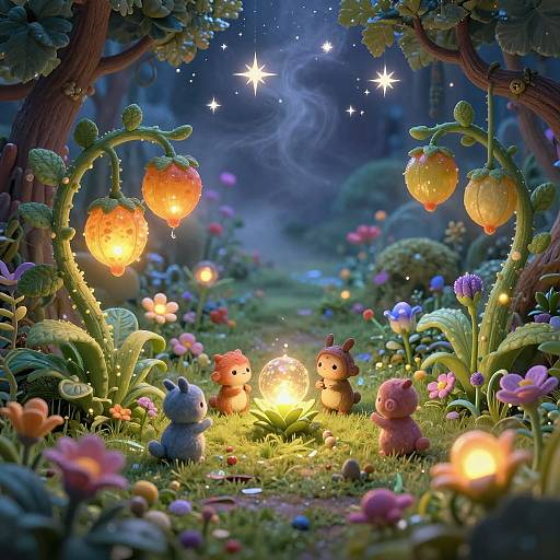 Miniature Enchanted Garden Fantasy
