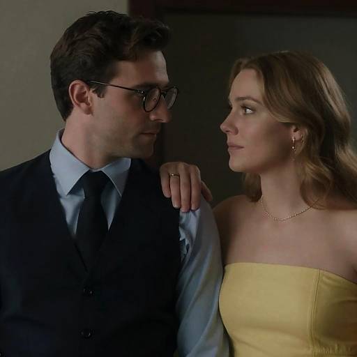 Intimate Portrait of Couple in Soft Light