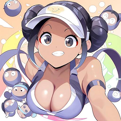 Illustration of Arung samudra (cessa), ombok diving and delivery services in the style of Hot vr