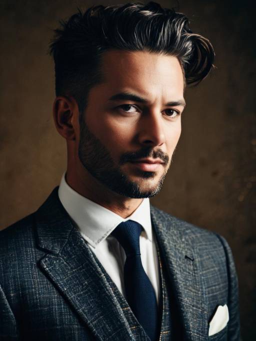 Professional Man in Summer Suit Close-Up