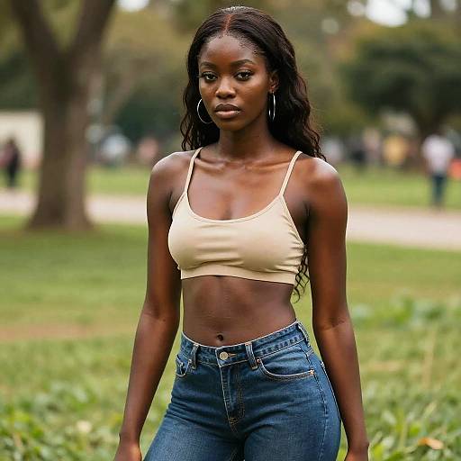 Hyperreal West African Fitness Portrait