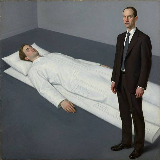 Paranormal Sci-Fi Floating Man Artwork