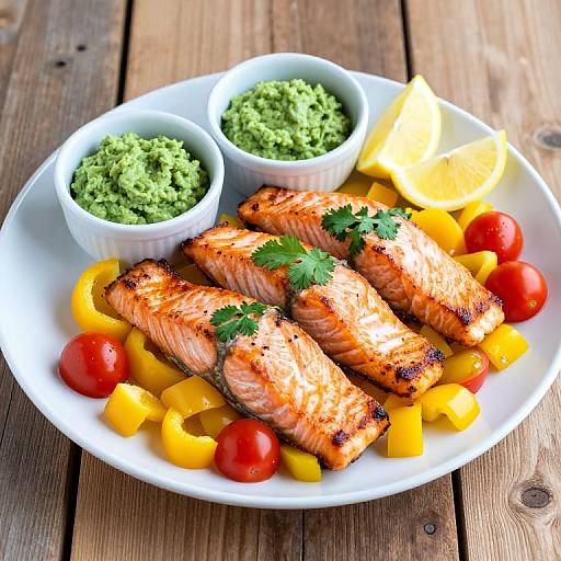 Seared Salmon with Vibrant Veggies