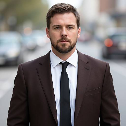 Mike Lindell Inspired Formal Portrait