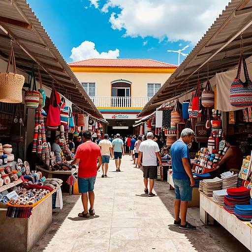 Cozumel Mexico Market Scene