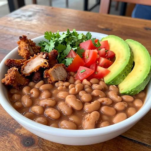 Vibrant Chifrijo Bowl Close-Up