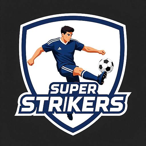 Dynamic Super Strikers Soccer Logo