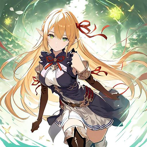 Illustration of Arisa (shadowverse), shadowverse in the style of Takenoko no you