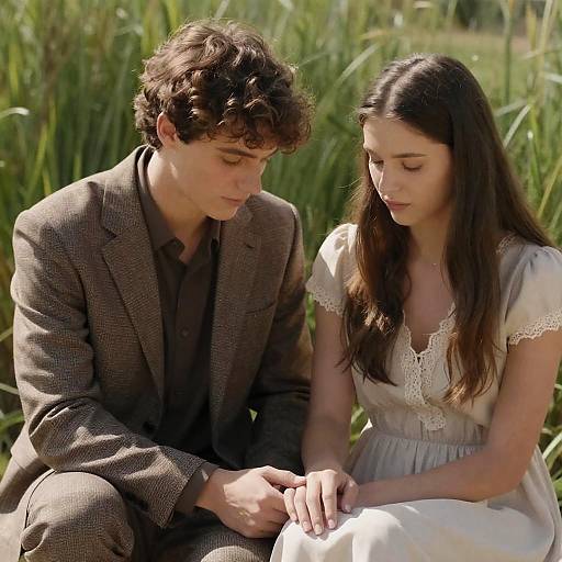 Outdoor Portrait of a Young Couple