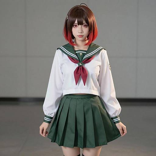 Cosplay photo of mutsuki kai ni (kancolle). Costume clothes