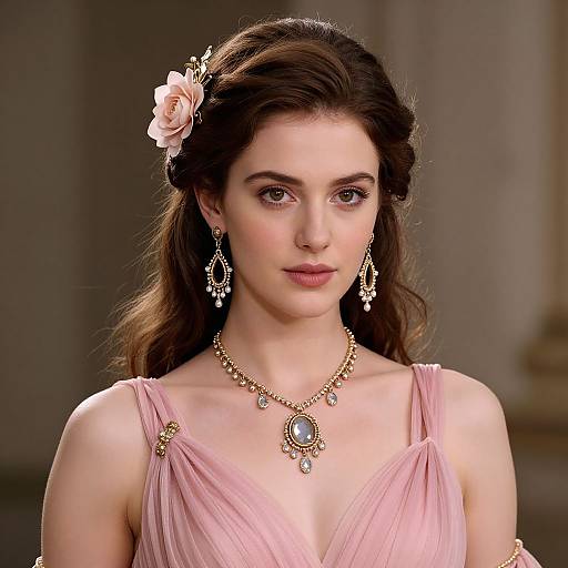 Realistic Aphrodite Costume Portrait