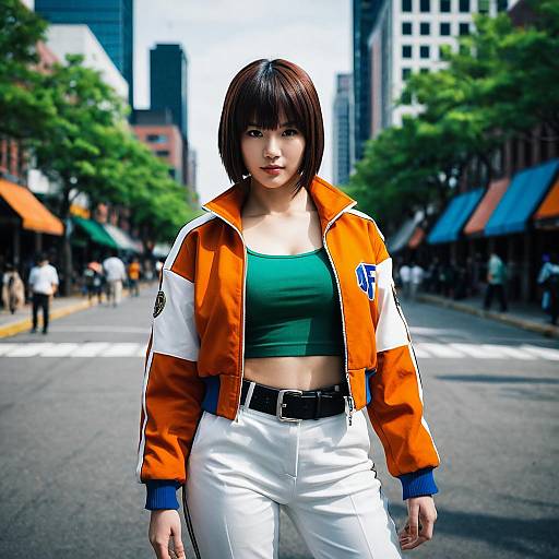 KOF Mai Cosplay Urban Portrait