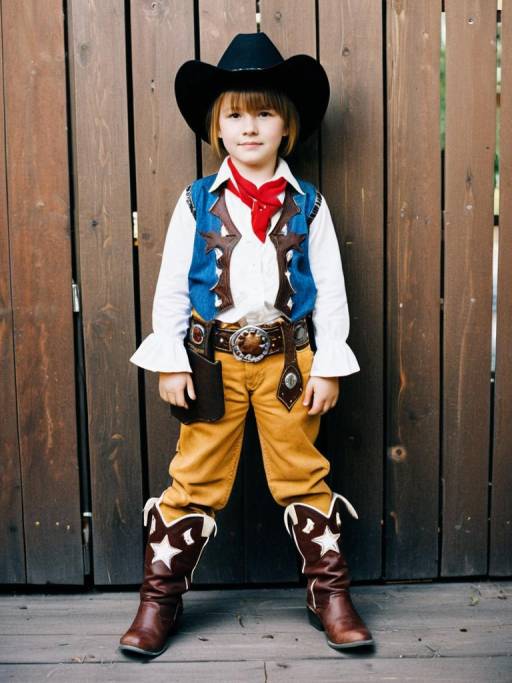 Full-Body Cowboy Costume for Kids