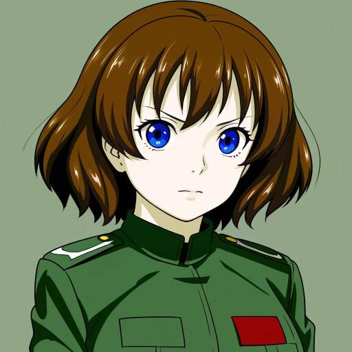 Illustration of Akaboshi koume, girls und panzer in the style of Shimo (depthbomb)