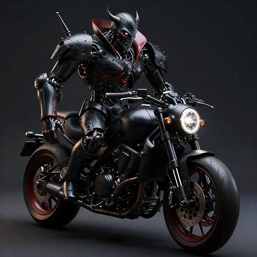 Obsidian Vampiric Chopper Mech Cinematic Masterpiece