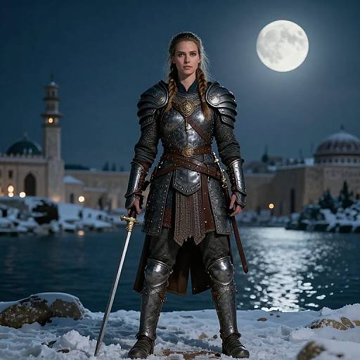 Fearless Viking Female Warrior