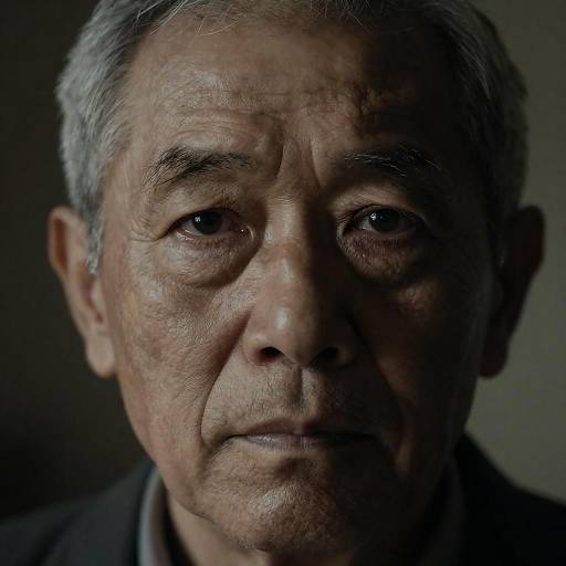 Intense Portrait of an Elderly Man