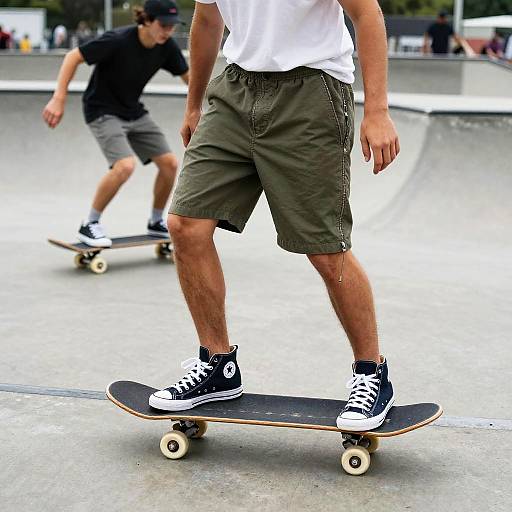 Urban Skatepark Style in Motion