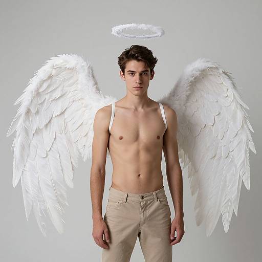 Realistic Fallen Angel Male Costume