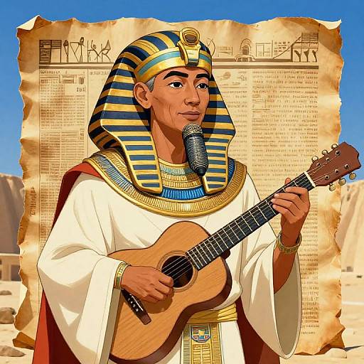 Ancient Egypt Anime Bard Design